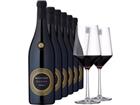 2024 Magnifico Fuoco Primitivo im 6er-Vorratspaket + 2er-Set Zwiesel Glas »PURE«