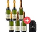 6er-Paket Love & Sparkle + Weinfreunde Kühlmanschette - Weinpakete