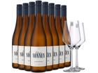 2024 Johann Nonnen Blanc de Noir im 8er-Vorratspaket inkl. 2er-Gläser Set GRATIS
